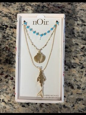 Noir Layered Beach Themed Necklaces